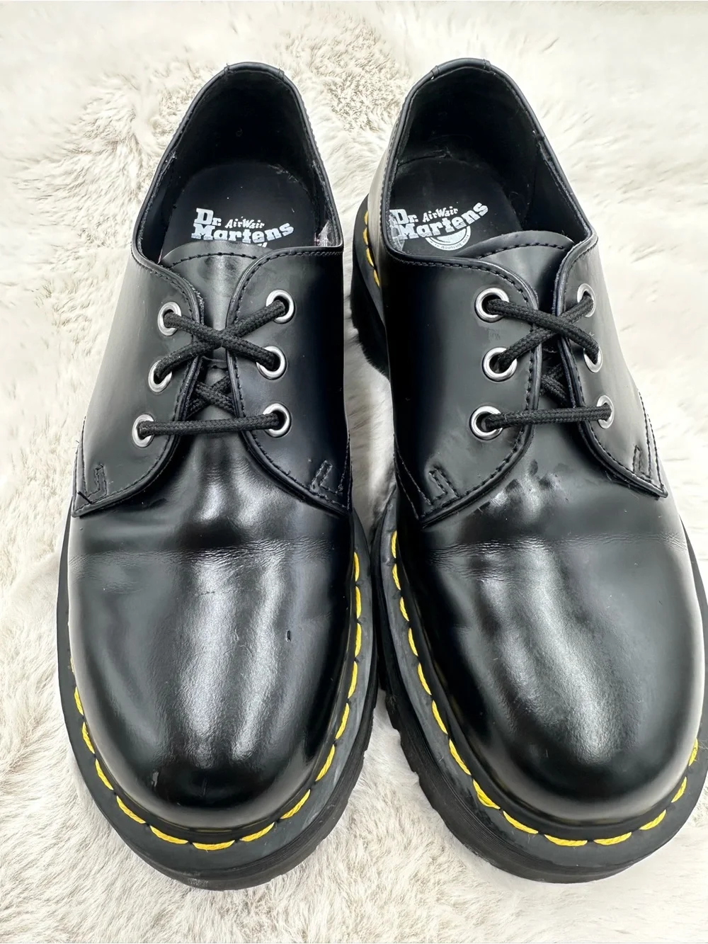 Dr Martens Quads 1461 smooth leather Platform Shoes women’s size US 9